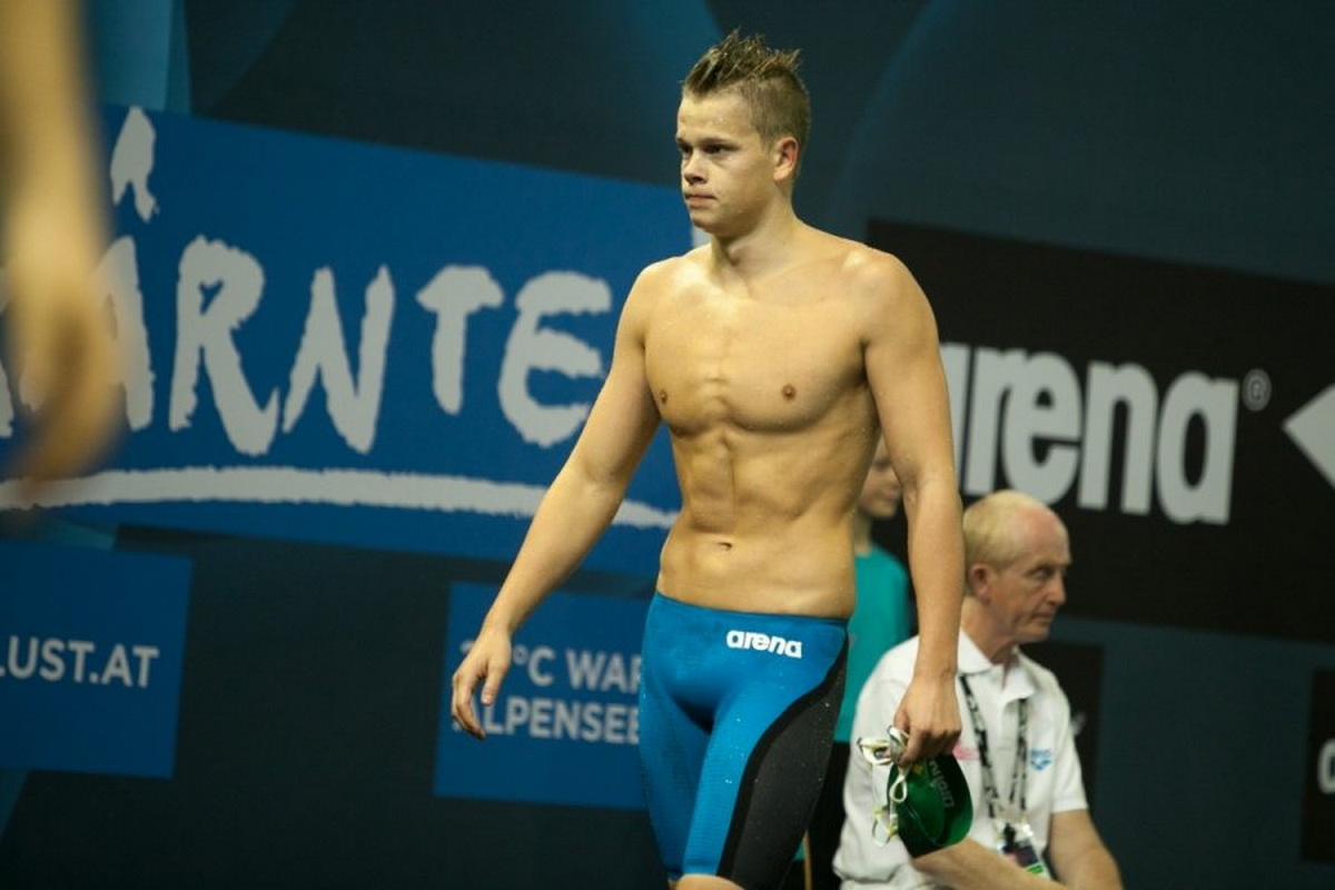 Panevėžietis plaukikas iškovojo jau antrą aukso medalį ir pagerino jam pačiam priklausiusį šalies rekordą.