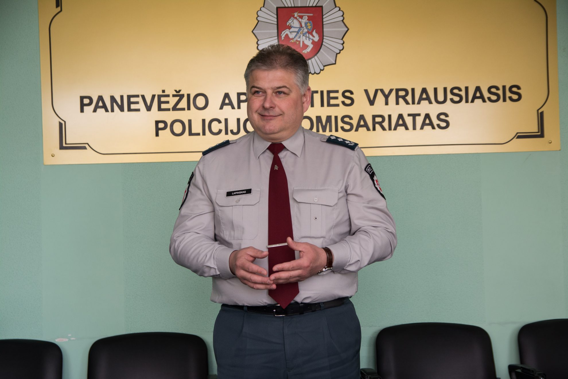 Vyriausybės atstovu Panevėžio ir Utenos apskrityse siūlomas buvęs Panevėžio apskrities policijos viršininkas Egidijus Lapinskas.