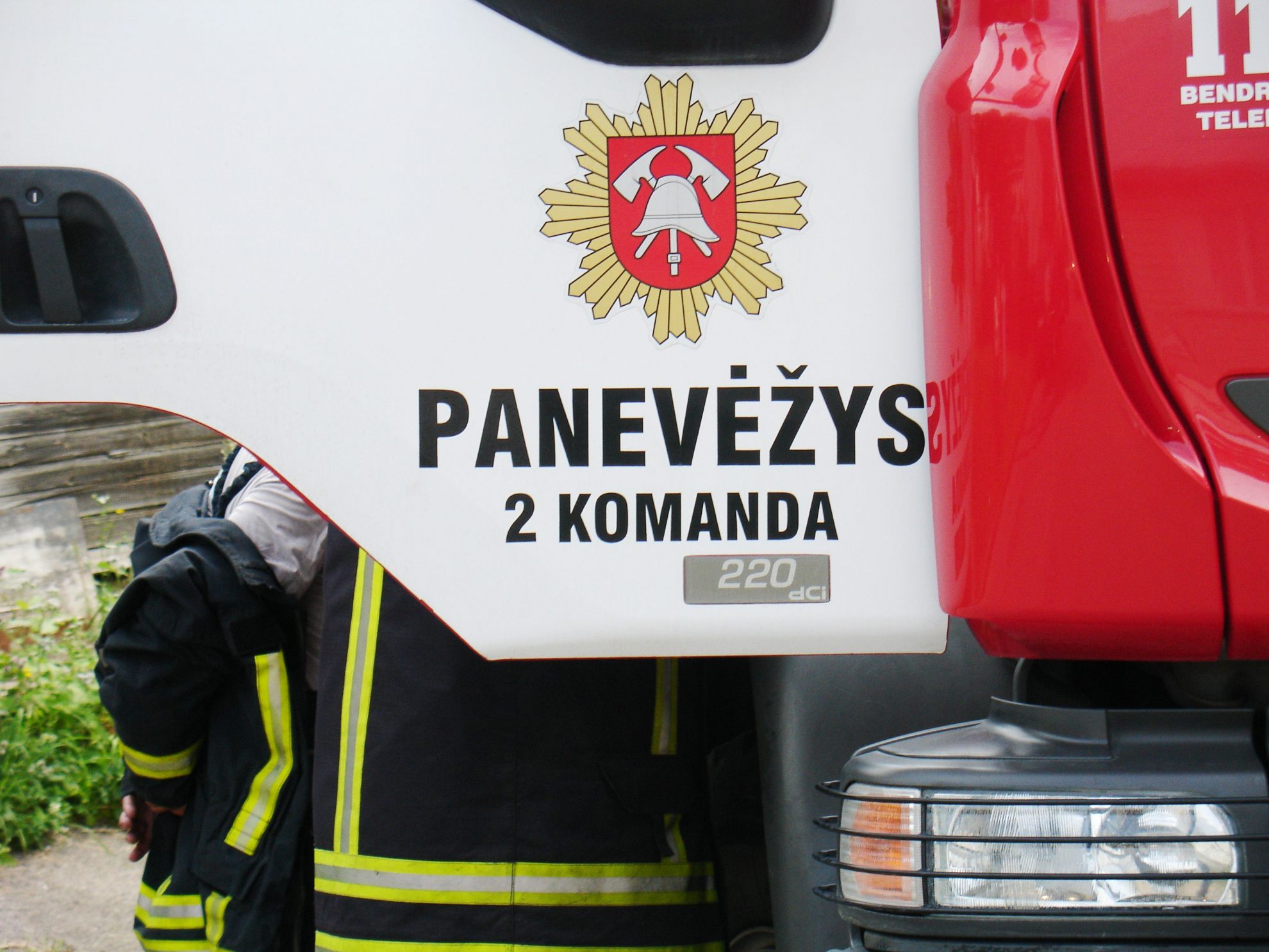 Šeštadienį paryčiais Panevėžio ugniagesiai gelbėtojai skubėjo į Lentpjūvių gatvę.