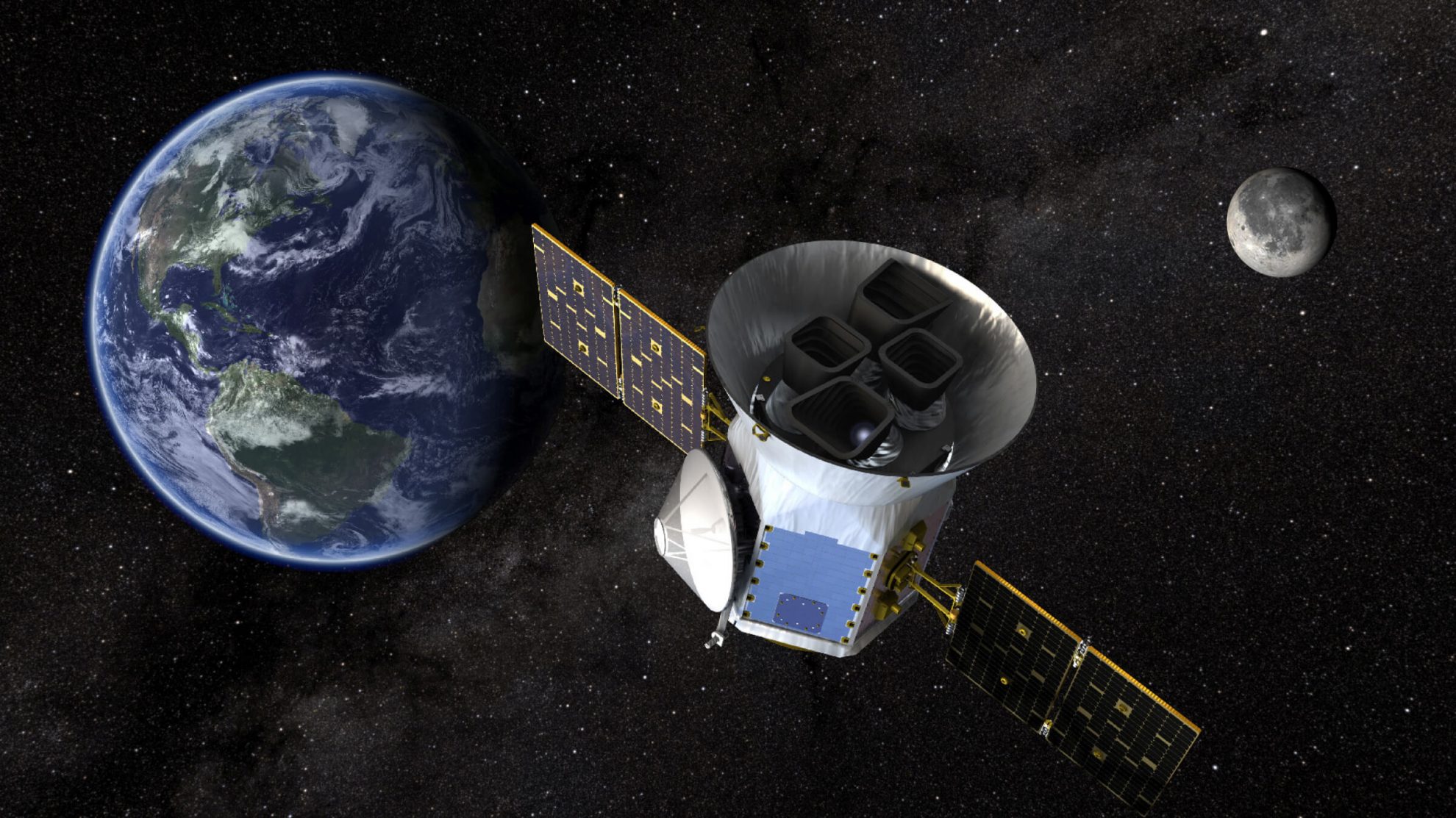 ambicingo privačios kosmoso technologijų bendrovės „SpaceX“ projekto – zondo „Transiting Exoplanet Survey Satellite“ (TESS) – paleidimas planuojamas šį vakarą.
