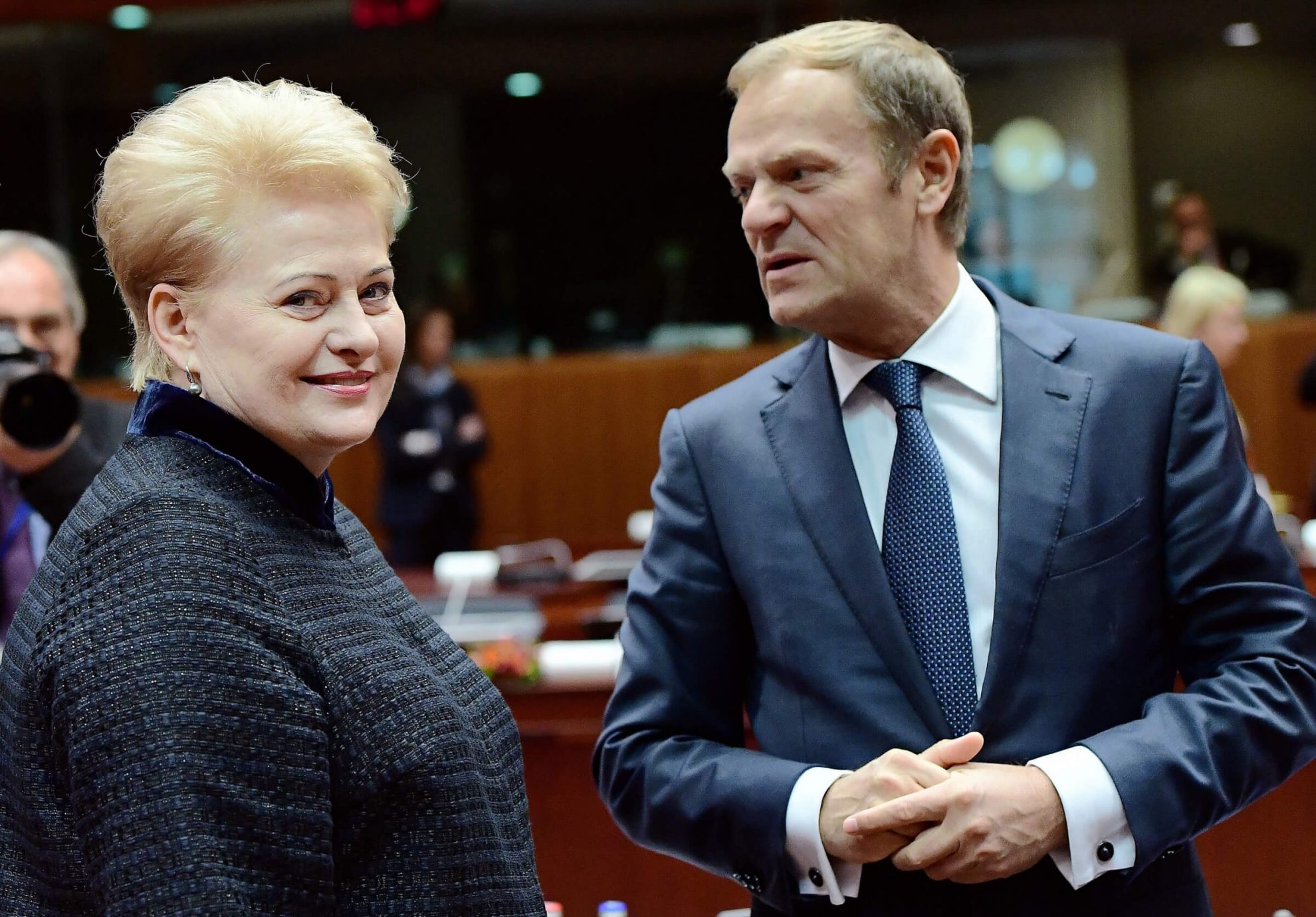 ES institucijų darbuotojų ir ekspertų apklausa rodo, kad Dalia Grybauskaitė yra tarp favoritų nuo 2019 metų vadovauti Europos Vadovų Tarybai