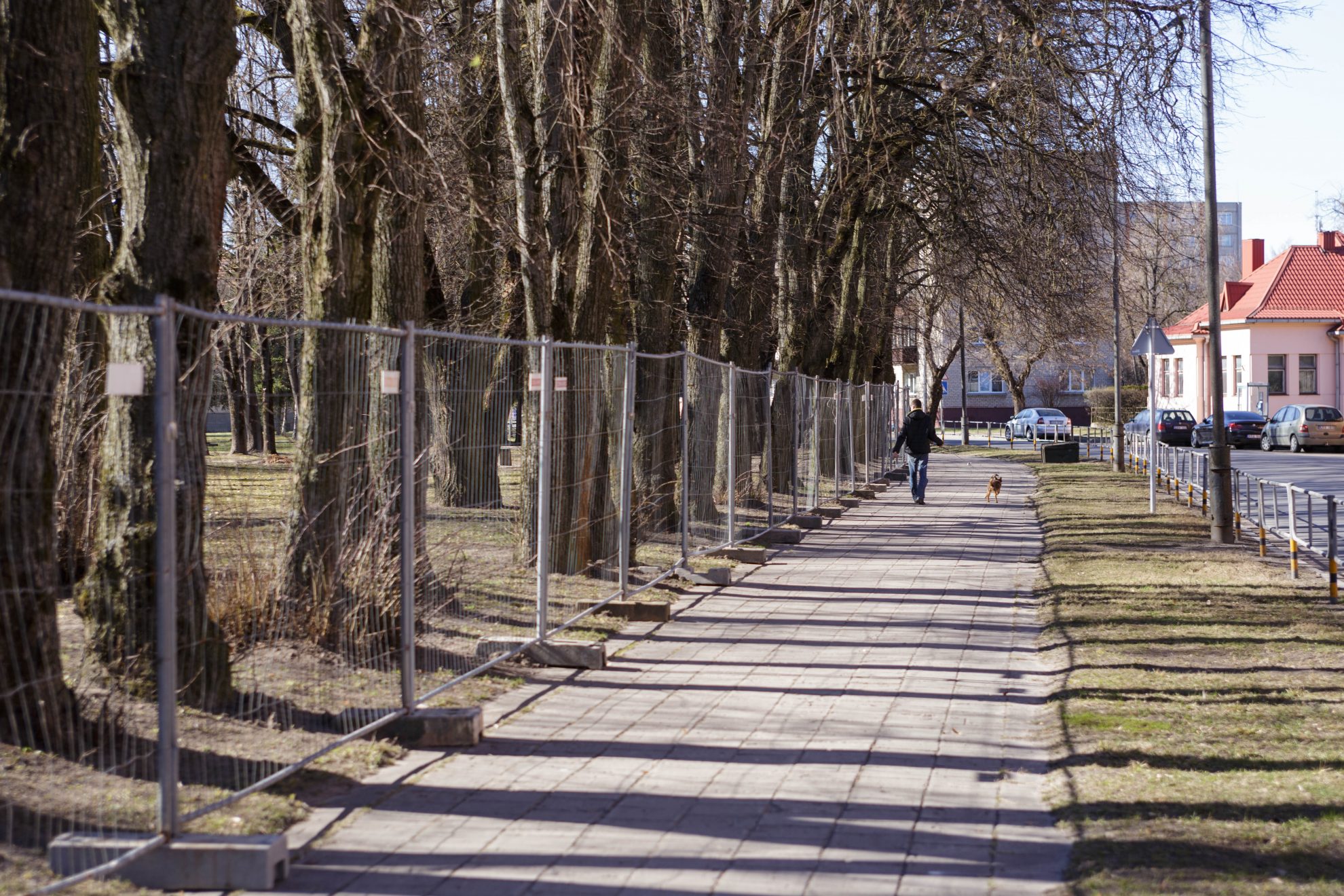 Metaline tvora baigiamas užtverti Jaunimo sodas, įsiterpęs tarp A. Jakšto ir Marijonų gatvių, lankytojams bus nebeįžengiamas visus metus.