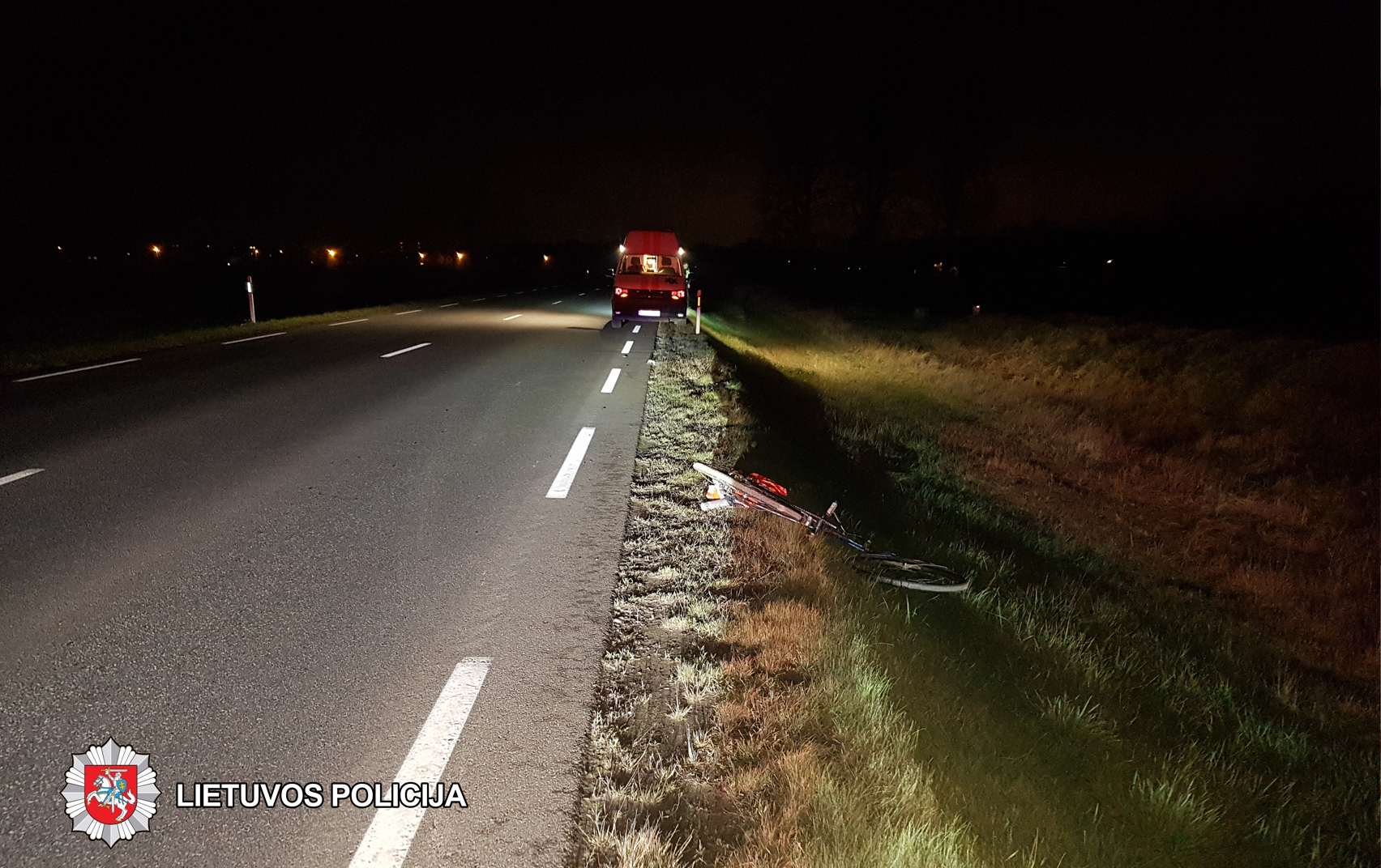 2019-11-18 18.30 val., 2019 m. lapkričio 18 d., apie 18.30 val., Panevėžio r., kelio Anykščiai – Troškūnai – Panevėžys 48 km 480 m., ties Liūdynės k., įtariama „Mercedes Benz Sprinter“ markės automobilis, kliudė keliu važiuojantį dviratininką ir iš eismo įvykio vietos pasitraukė. Dviratininkas nuo patirtų sužalojimų mirė.