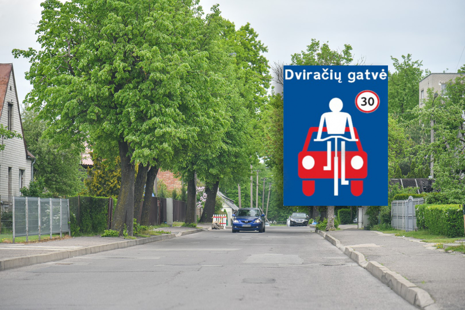 Panevėžyje gali atsirasti dviračių gatvės, kuriose ne didesniu nei 30 kilometrų per valandą greičiu galės važiuoti dviračiai ir automobiliai, nelenkdami vieni kitų.