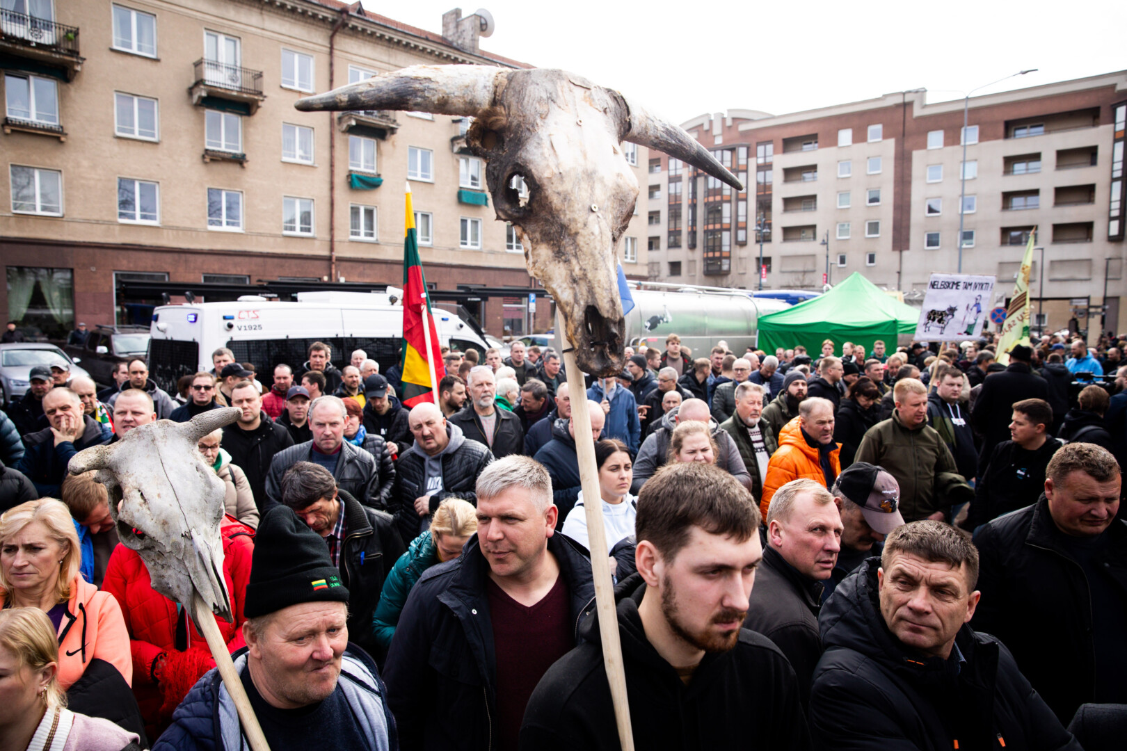 Susikaupusios problemos ir nežinomybė prieš pavasario darbus pakėlė Lietuvos ūkininkus į protestą.
