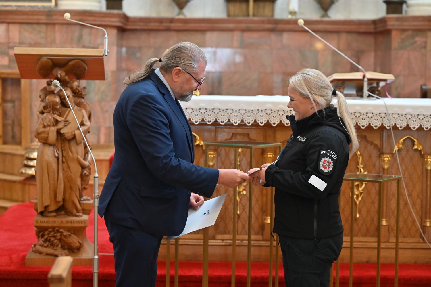 Švč. Trejybės bažnyčioje šiandien vyko minėjimas, skirtas Lietuvos (Angelų sargų) policijos dienai.