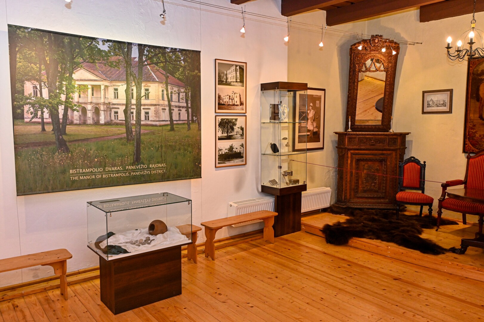 Dabartinė ekspozicija seniausiame Panevėžio pastate Kranto g. G. Kartano nuotr.