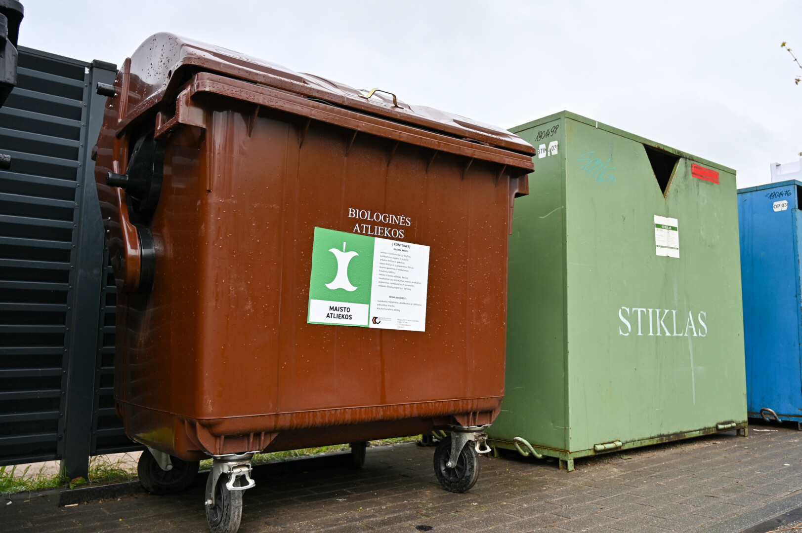 Rūšiavimo aikštelėse Panevėžyje pagaliau pradėti statyti nauji, skirti maisto likučiams konteineriai, nors kai kurių daugiabučių gyventojai vis dar neturėtų, kur tokias atliekas prieš išmesdami dėti. Ne visi iki šiol sulaukė tam reikalingų kibirėlių.