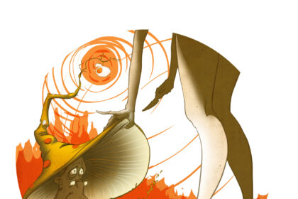 Vasaros sausrų nukamuotoje Ratnyčios pakrantėje šiemet beveik nėra grybų ir uogų, bet dzūkų mergos nelaksto nuogos.