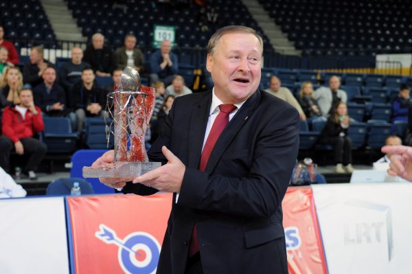 Krepšinį į Panevėžį sugrąžinęs „Lietkabelio“ prezidentas A. Bieliauskas sakė, kad šis nuopelnas – visos komandos ir jos sirgalių. K. Kavolėlio nuotr.