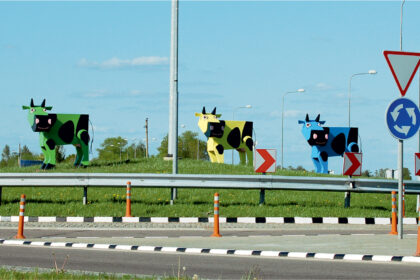 Keliuose įrengiamos žiedinės sankryžos padeda išvengti avarijų ir išsaugoti gyvybes, taip pat keičia šalies kraštovaizdį.