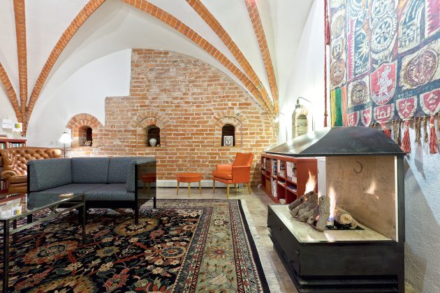 Biblioteka yra seniausia ambasados ir rezidencijos ansamblio erdvė. (Raimondo Urbakavičiaus nuotr.)