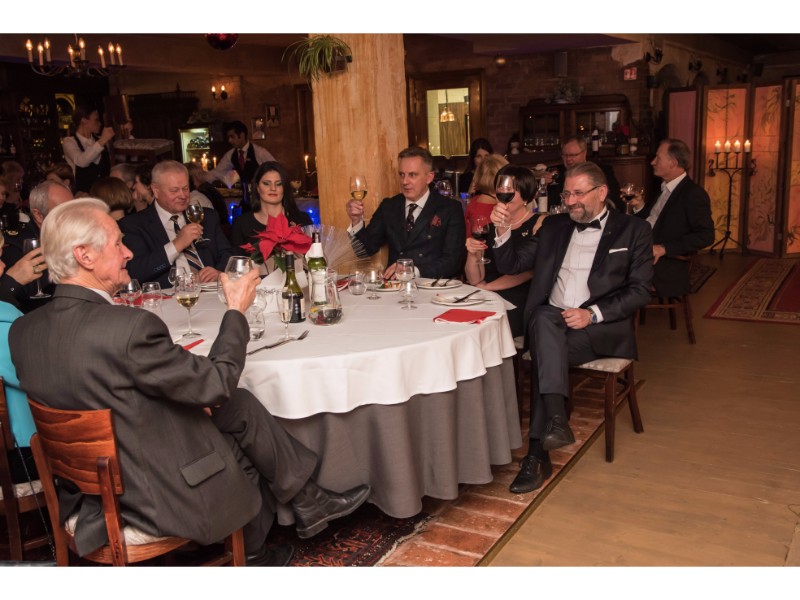 Panevėžio meras Rytis Mykolas Račkauskas puotoje