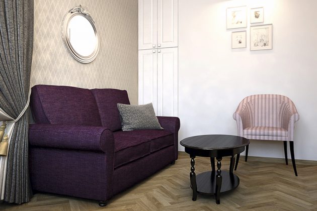 Nišos mažoje erdvėje gali tapti sieninėmis spintomis.