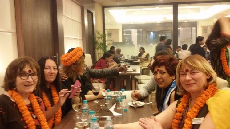 I. Žvinakienė į Indiją vyko ne atsitiktinai, o kaip tarptautinio meno renginio dalyvė. Ji džiaugiasi turėjusi galimybę susipažinti su puikiais menininkais. Asmeninio archyvo nuotr.