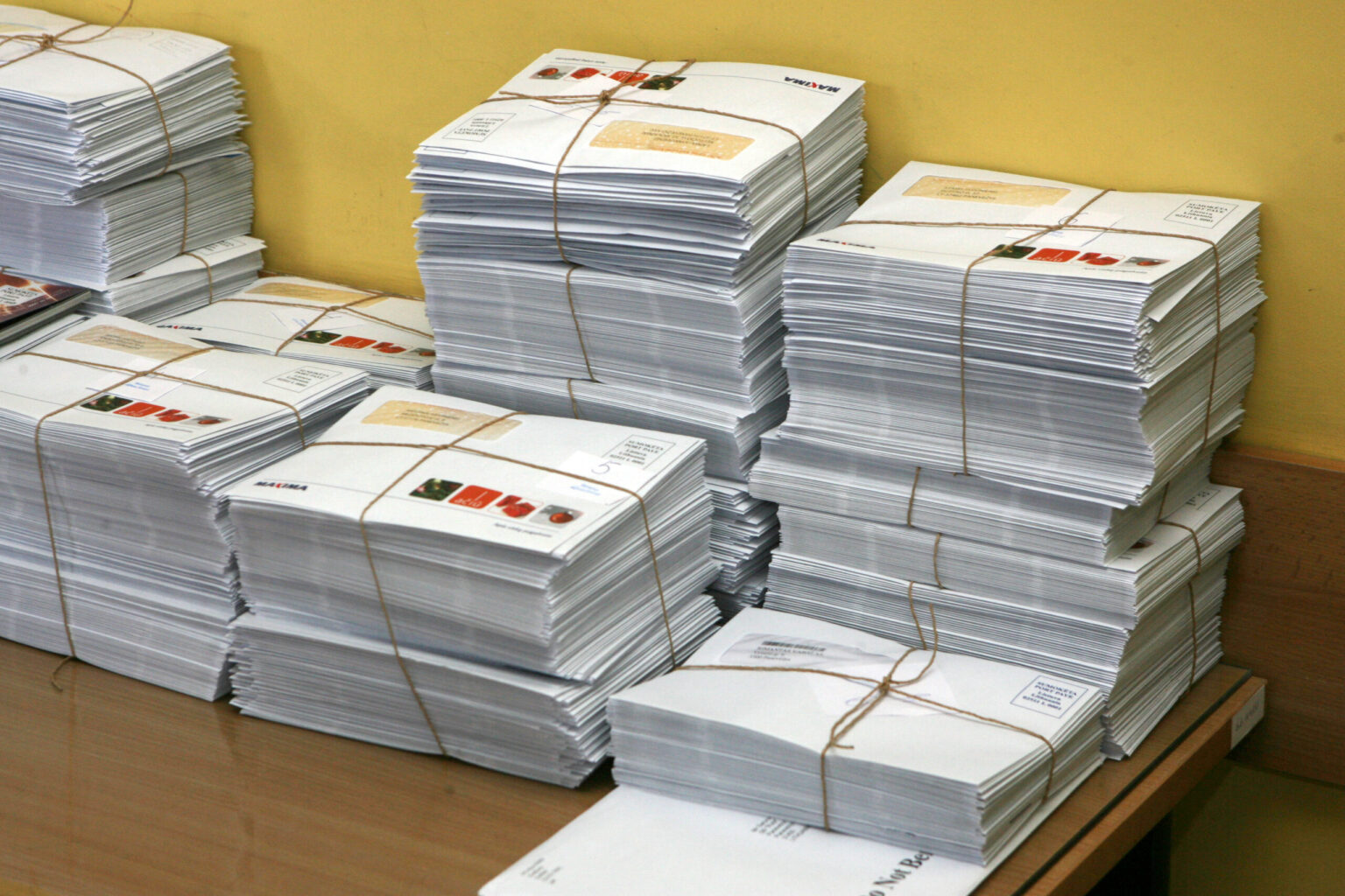 laiškai Panevėžio centriniame pašte