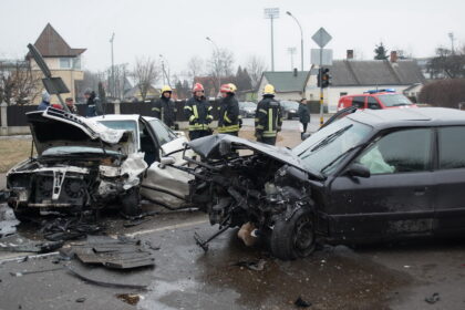 Avarija Stoties ir Marijonų gatvių sankryžoje.