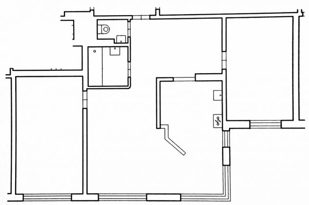 Buto planas prieš remontą.