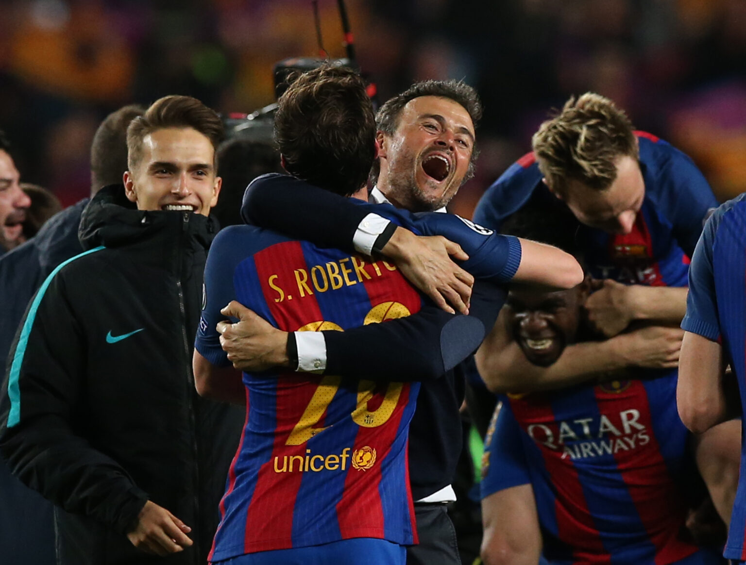 „Barcelona“ futbolininkai trečiadienio vakarą 6:1 namuose įveikė „Paris Saint Germain“ futbolininkus.