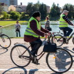 Antradienį užsukus į Senvagėje šurmuliavusį senjorų dviratininkų susitikimą, kuriame geros nuotaikos ir energijos netrūko.