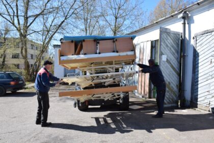 Į Panevėžį atgabenta jau penktoji Vokietijos Bavarijos žemės Rėgensburgo miesto Raudonojo Kryžiaus labdaros siunta.