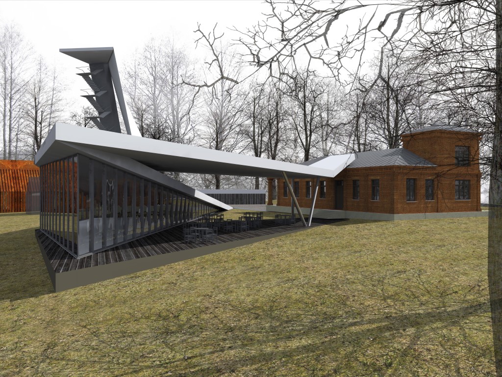 Panevėžiečio architekto D. Malinausko siūlymą J. Čerkeso-Besparnio sodybą restauruoti kultūros paveldo objektą papildant moderniu architektūriniu sprendimu komisija įvertino antrąja vieta.