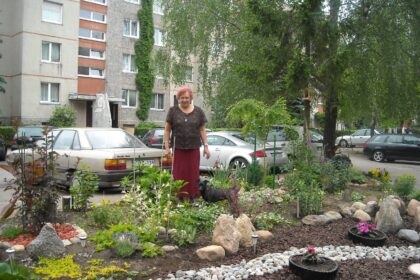 Joninių stebuklą darbšti panevėžietė Janina Stankevičienė savo vardadieniui susikūrė pati. Jos darbo vaisiais džiaugiasi kaimynai, stebisi praeiviai.