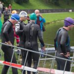 Panevėžyje besivaržantys dvigubo ultratriatlono dalyviai jau pasileido į daug ištvermės ir geležinės valios reikalaujantį žygį.