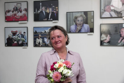 Prezidentų metraštininke vadinama Dž. G. Barysaitė pripažino, kad kartais pasiilgsta to adrenalino, kuris lydėdavo dažnoje kelionėje ar išvykoje sekant paskui prezidentą V. Adamkų. V. Bulaičio nuotr.