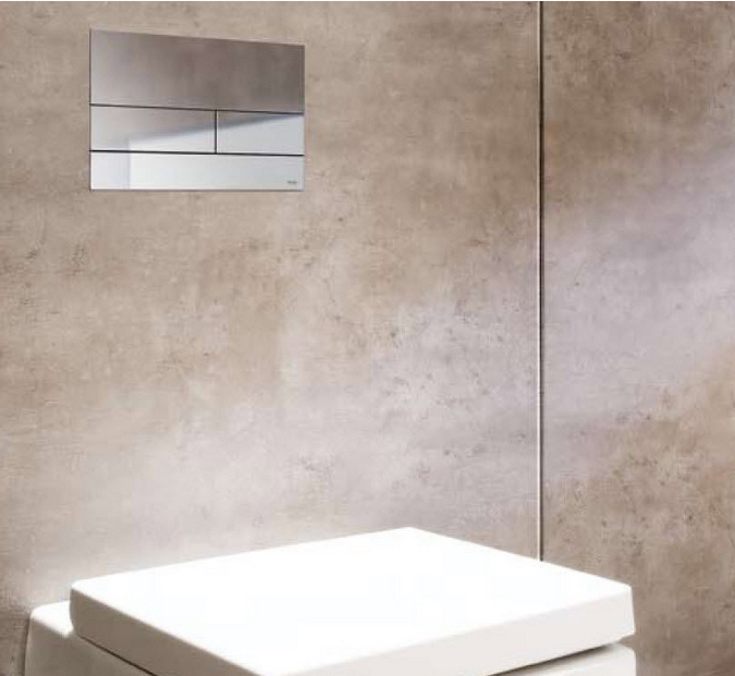 TECE vandens nuleidimo mygtukas