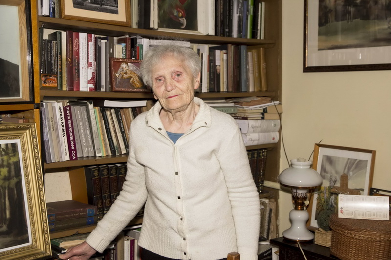 Panevėžietė Stasė Mikeliūnienė išsaugojo gražią grynąją panevėžiškių tarmę ir ja gali papasakoti daug įvairių istorijų. V. BULAIČIO nuotr.