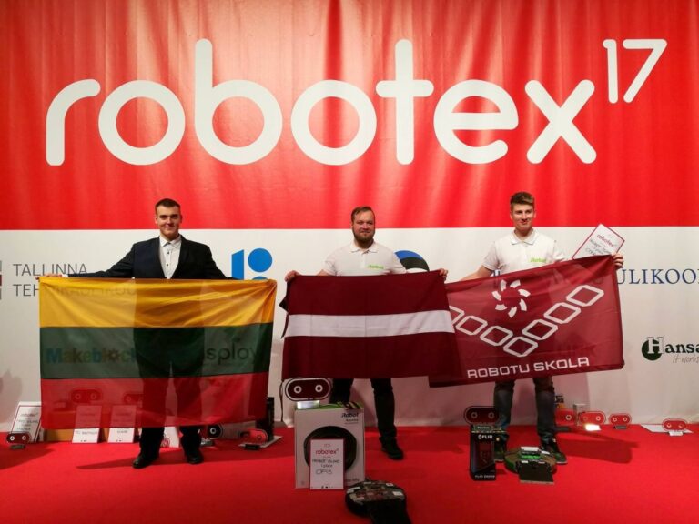 Lapkričio 25-26 d. Estijoje, Taline, vyko kasmetės didžiausios robotikos varžybos „Robotex 2017“. KTU Panevėžio technologijų ir verslo fakulteto Technologijų mokymo centro (TMC) būrelių moksleiviai nudžiugino puikiais rezultatais ir pateko tarp Europos geriausiųjų.