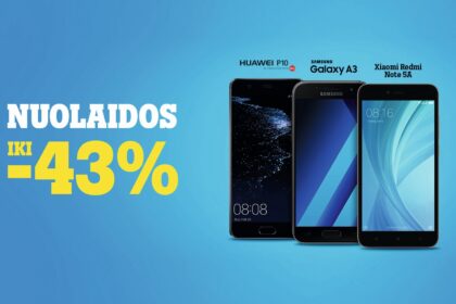 Bundančio pavasario proga, technologijų lyderė „Tele2“ siūlo atsinaujinti ir skelbia įspūdingas nuolaidas išmaniesiems telefonams. Ypač viliojantys pasiūlymai klientų laukia visuose operatoriaus salonuose ir internetinėje parduotuvėje www.tele2.lt.