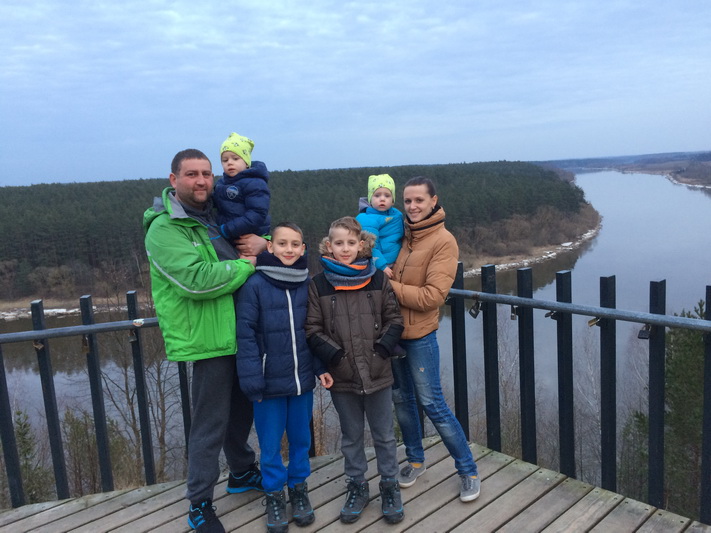 Koganai sako viską darantys kartu – jei jau leistis į nuotykius, tai visa šeima. V. BULAIČIO nuotr.