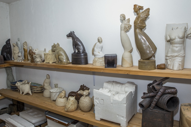 Keramika reikalauja viso menininko dėmesio ir laiko. V. BULAIČIO nuotr.