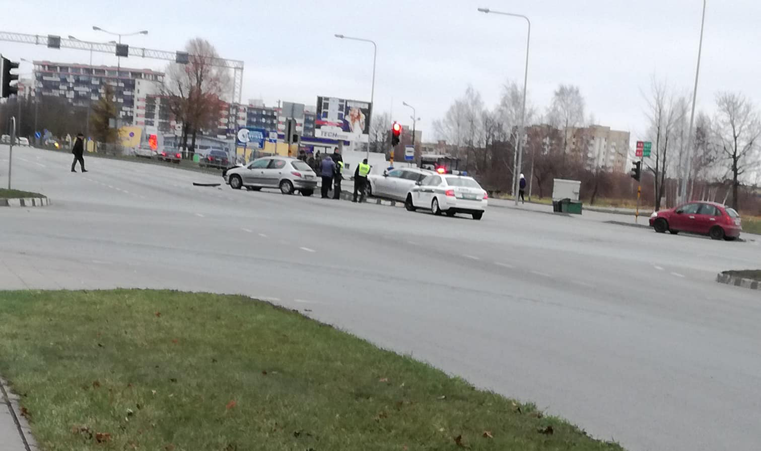 Antradienio popietė Panevėžyje paženklinta avarija.