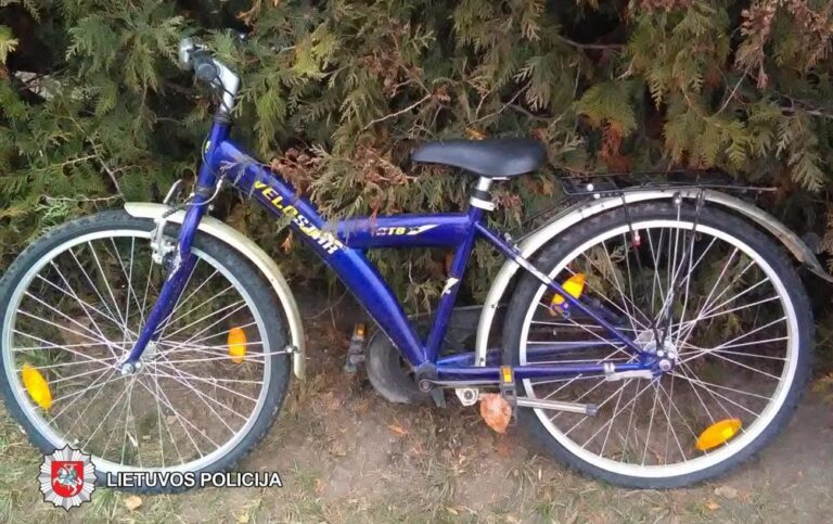 2018-12-02 Panevėžyje, J.Basanavičiaus g., rastas dviratis.