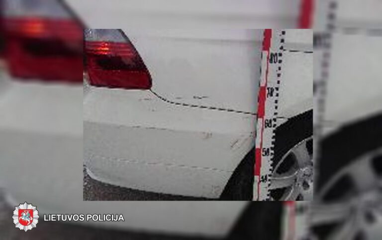 2019-03-01 Panevėžyje, Dariaus ir Girėno g., namo kieme apgadintas automobilis „BMW“. Jį apgadinusio automobilio vairuotojas iš eismo įvykio vietos pasitraukė.