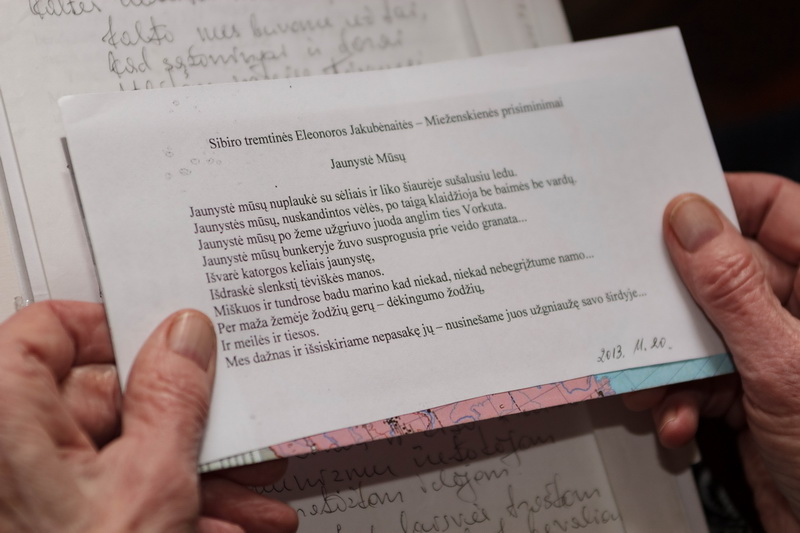 Rašytas žodis, eilėraščiai Eleonora Mieženskienę traukė nuo mažens. M. GARUCKO nuotr.