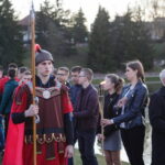 Didžiojo penktadienio vakarą Kryžiaus kelio eisena Senvagėje rengiama nuo 2015-ųjų. M. GARUCKO nuotr.