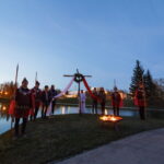 Didžiojo penktadienio vakarą Kryžiaus kelio eisena Senvagėje rengiama nuo 2015-ųjų. M. GARUCKO nuotr.