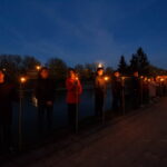 Didžiojo penktadienio vakarą Kryžiaus kelio eisena Senvagėje rengiama nuo 2015-ųjų. M. GARUCKO nuotr.