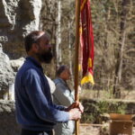 Panevėžiečiai Kryžiaus kelią tradiciškai pradėjo Berčiūnuose. M. GARUCKO nuotr.