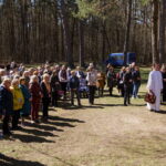 Panevėžiečiai Kryžiaus kelią tradiciškai pradėjo Berčiūnuose. M. GARUCKO nuotr.