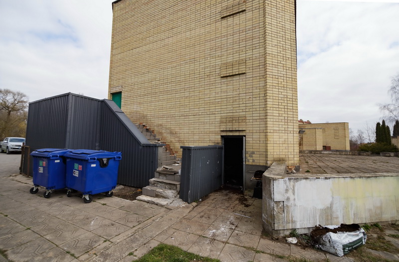 Rūsyje įsiplieskusį gaisrą pastebėjo įstaigos darbuotojai. M. GARUCKO nuotr.