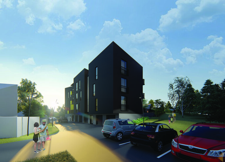 Po gyvenamojo namo gaisro prieš kelerius metus Panevėžyje atsivėrusią žaizdą netrukus uždengs naujas ir įspūdingas daugiabučių namų kvartalas. Jį architektai jau suprojektavo gana ankštoje vietoje, Klaipėdos gatvėje, šalia stačiatikių kapinių. Tiesa, šis urbanistikos naujokas – vėl juodos spalvos.