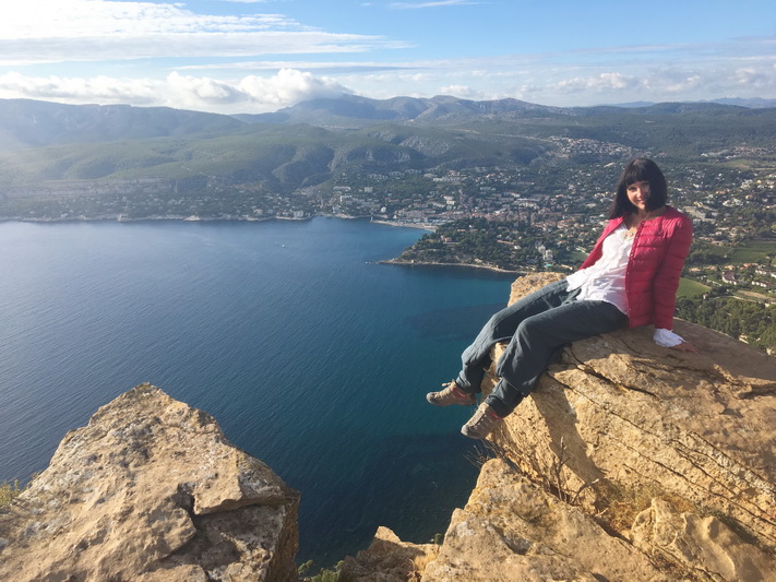 Prancūzų kalba susižavėjusi moteris ja prabyla per keliones. ASMENINIO ARCHYVO nuotr.