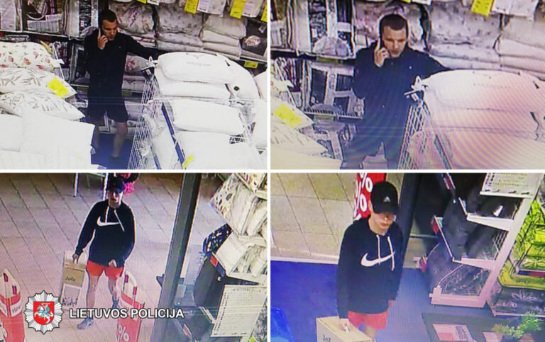 2019-08-01 17.30 val. Panevėžyje, Savitiškio g., iš parduotuvės nenustatyti asmenys pavogė įvairių prekių. Nuostolis – 198 eurai.