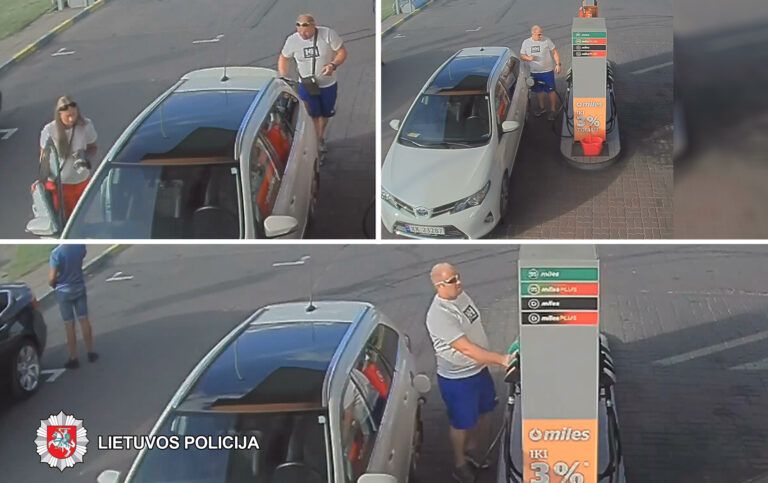 2019-08-20 18 val. Panevėžyje, Parko g., iš degalinės nenustatytas asmuo pavogė kuro. Nuostolis – 36,74 eurai.