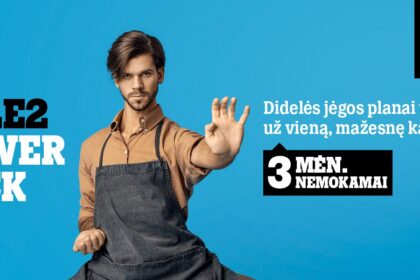 Verslo auginimui ir jo efektyvumo didinimui spalis yra itin geras laikas, nes šį mėnesį „Tele2“ skelbia ypač patrauklias sąlygas užsisakyti „Power Pack“. Tai – naujas viskas viename paketas, kuris įmonėms suteikia reikalingiausias ryšio, interneto ir telefonijos paslaugas bei geresnius įrangos pasiūlymus už vieną, mažesnę kainą.